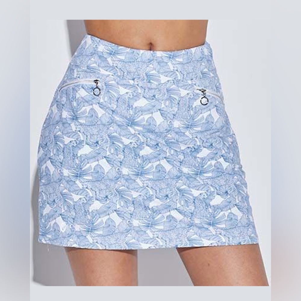 GG Blue Floral Women's Skort